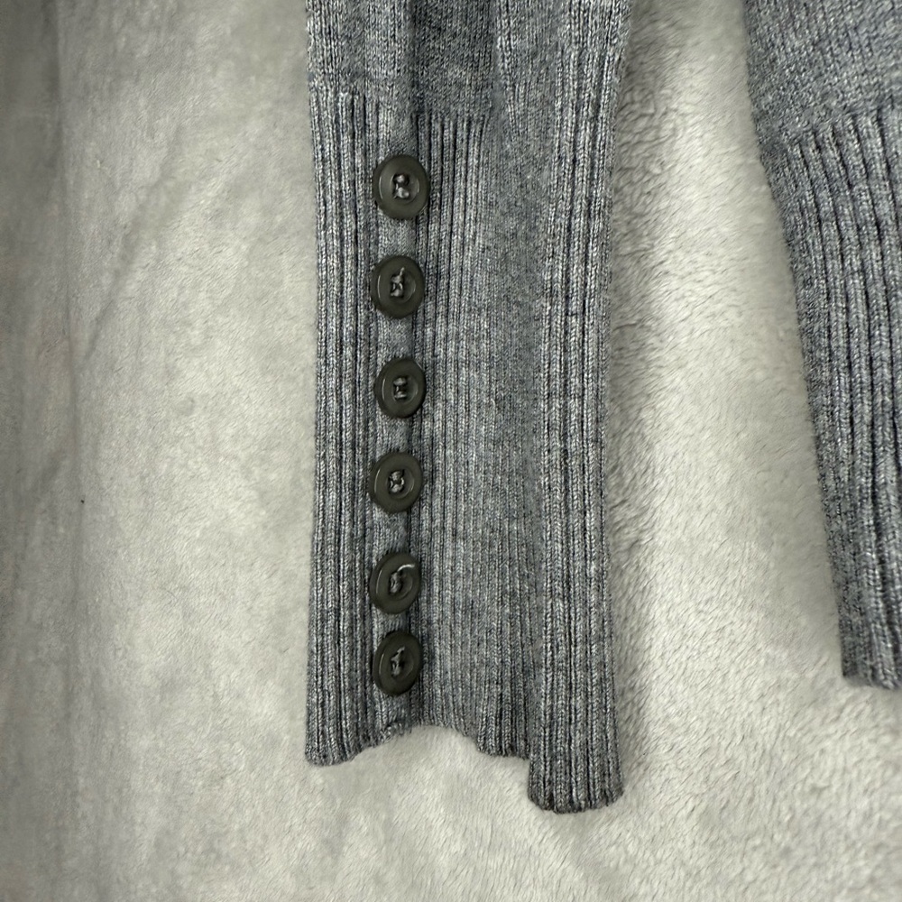 Zenana Outfitters Charcoal V-Neck Sweater - Picture 3 of 4